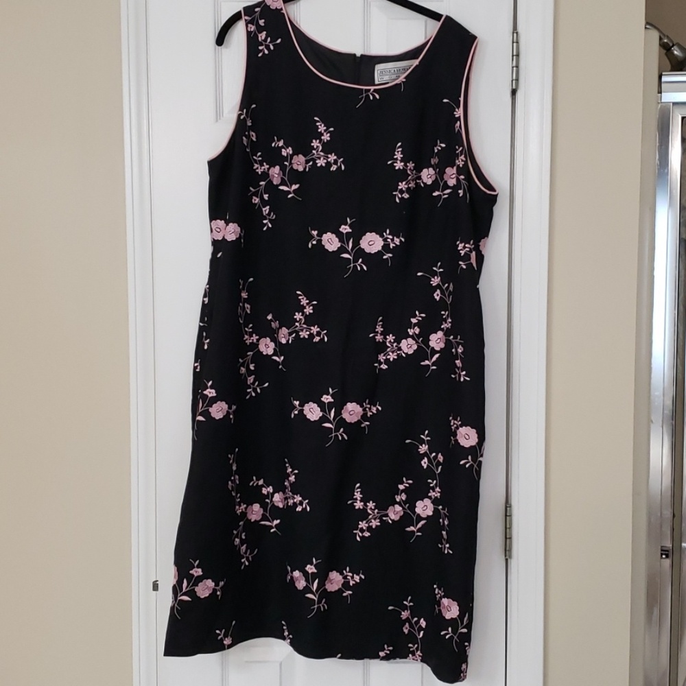 Jessica Howard linen blend sheath dress